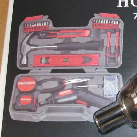 Tool Set 70 Pieces with Carry Case Saddlebred Bonus Power Driver New - Picture 3 of 4